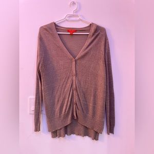 Like NEW - Gold Metallic Shimmer Cardigan